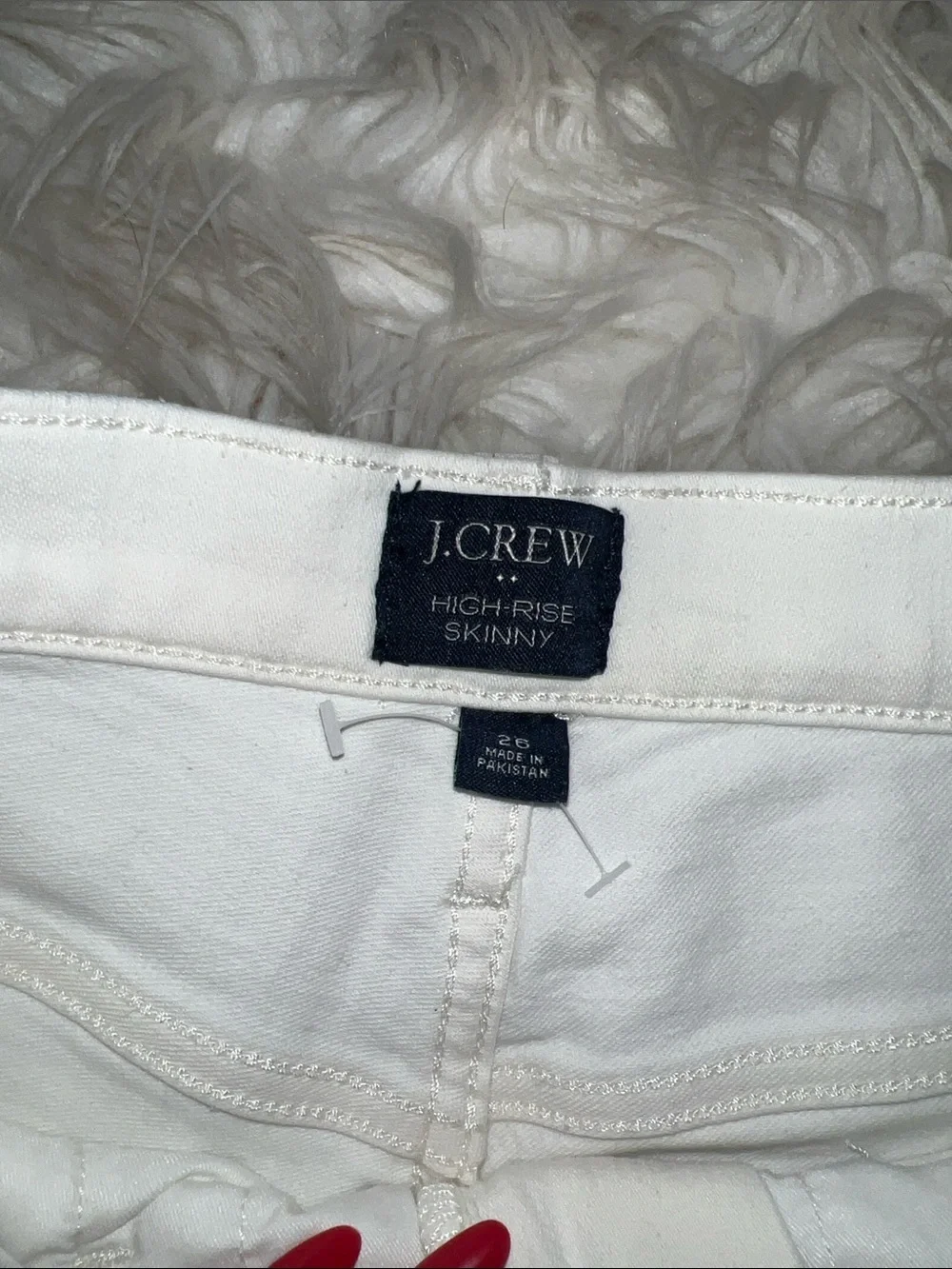 J. Crew Off-White Skinny Jeans
